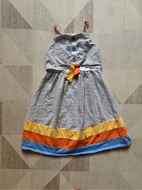 limelight green dress Girls' Sleeveless Mod Twirl Dress main image 1
